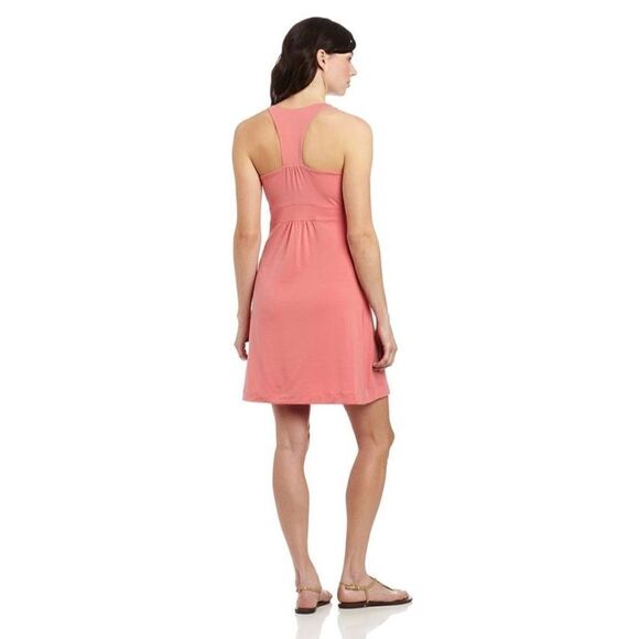 Horny Toad Women’s Large Coral Pink Athletic Mini Tennis Dress Sleeveless Seahor - Picture 5 of 14